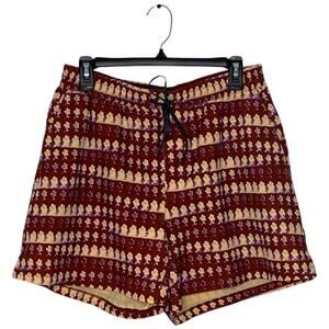 Men’s Lululemon Pool Short 7” Island Bloom Date Brown Multi IBDB Size L